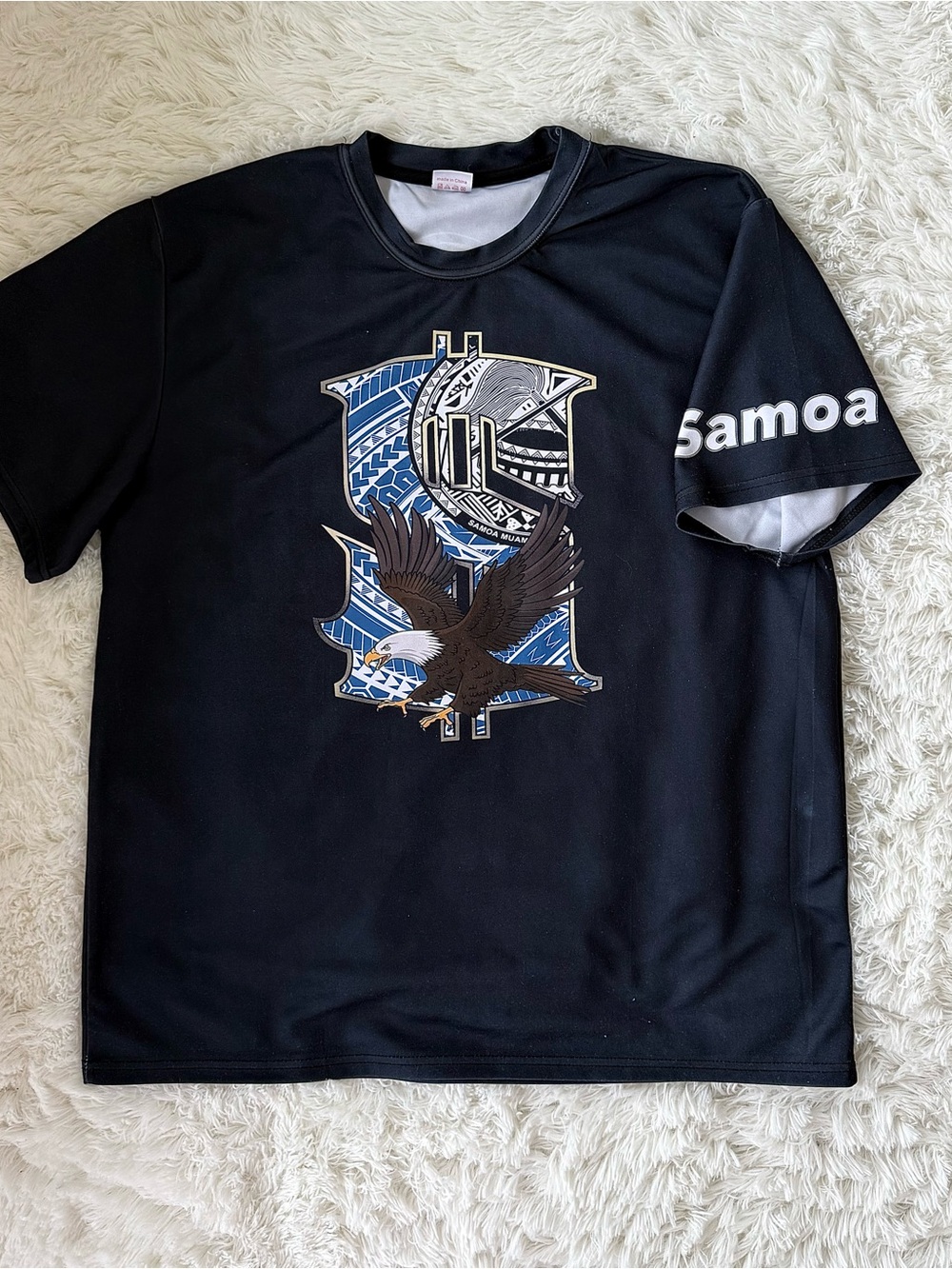 Men’s SAMOA Black Graphic Short-Sleeve Tee